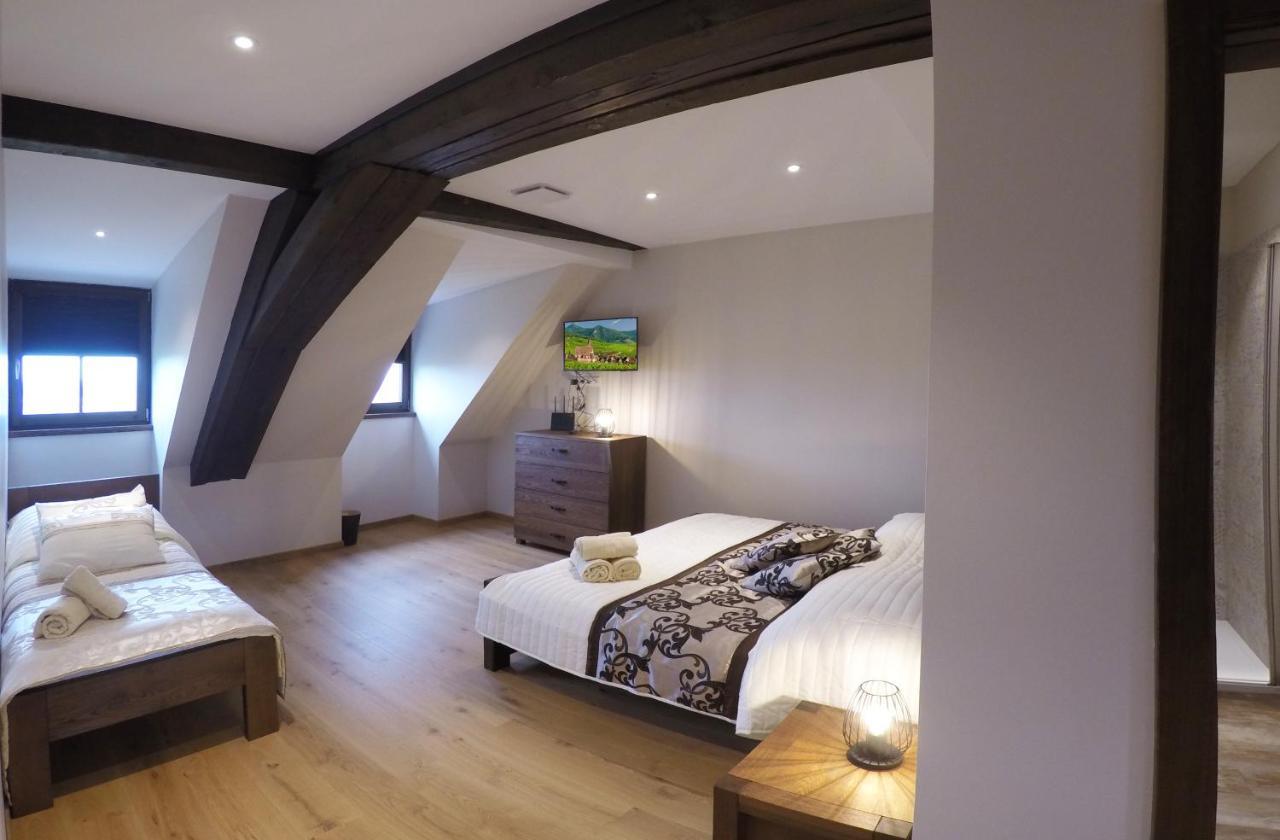 Au Nid De Cigogne Apartment Zellenberg Bagian luar foto